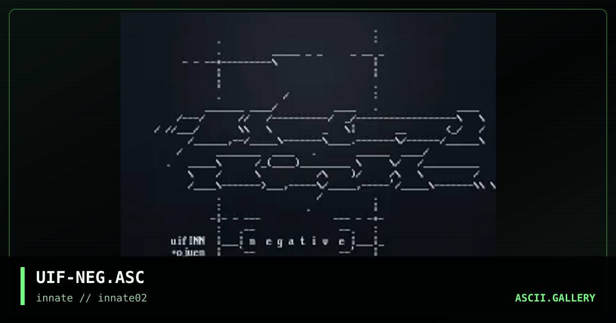 UIF-NEG.ASC, by with, 2003