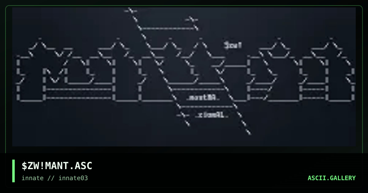 $ZW!MANT.ASC, by szwagier, 2003