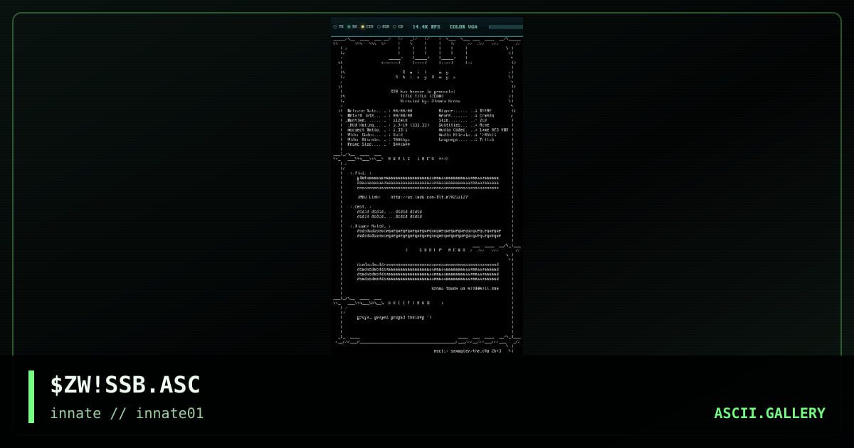 $ZW!SSB.ASC, by szwagier, 2003