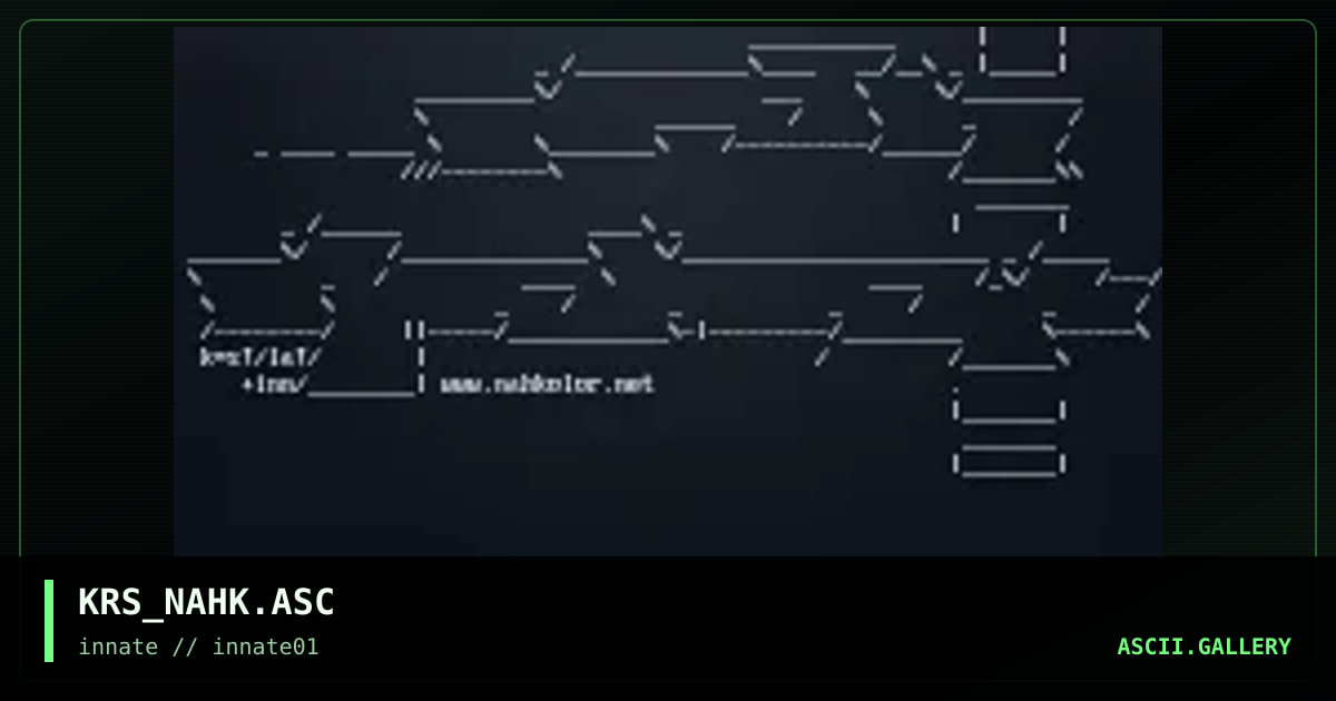 KRS_NAHK.ASC, by krs, 2003