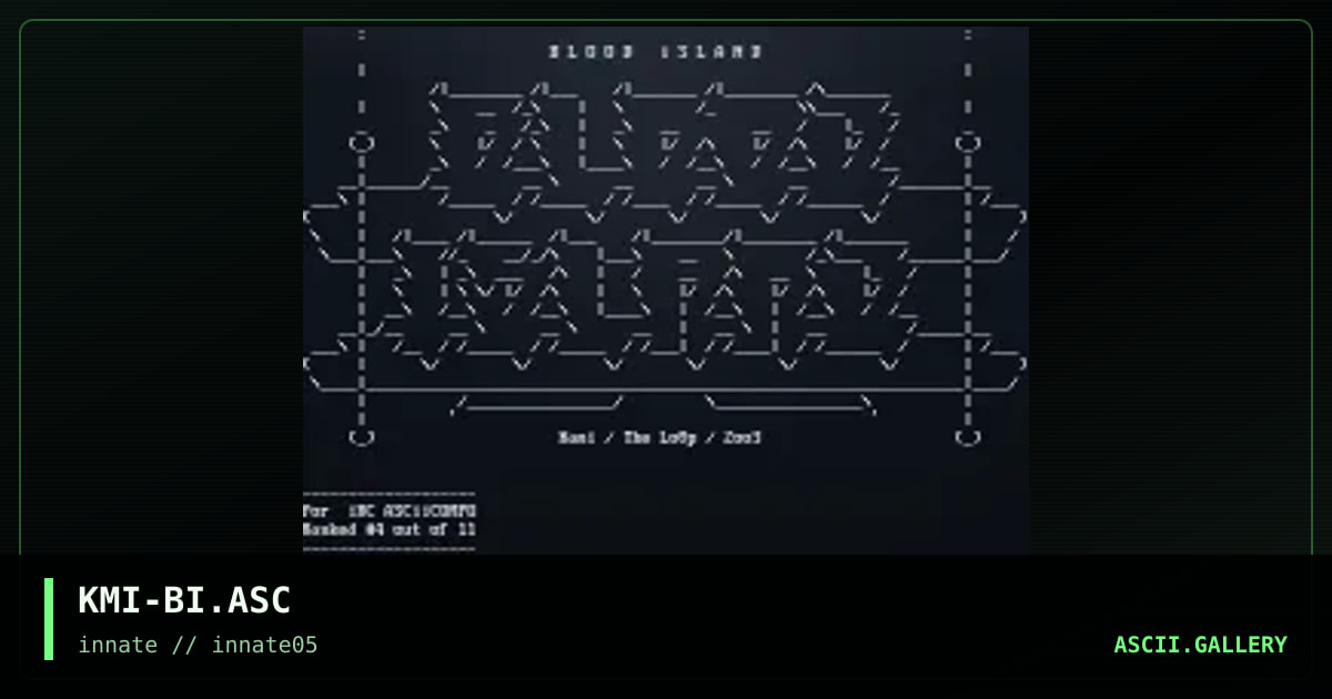 KMI-BI.ASC, by kami, 2003