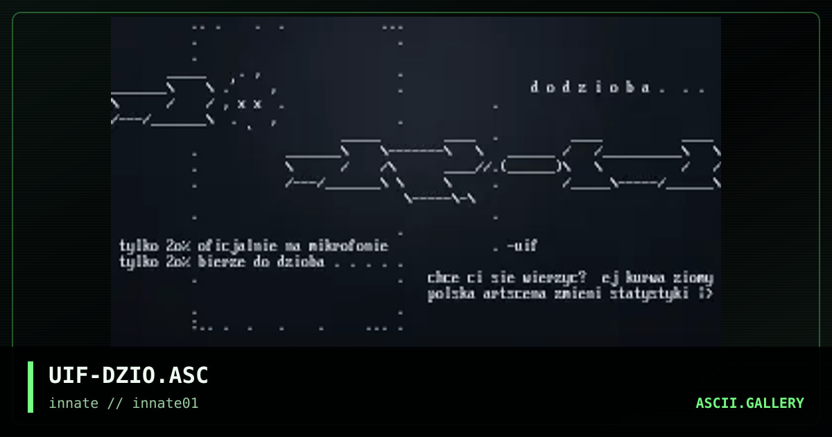 UIF-DZIO.ASC, by with, 2003