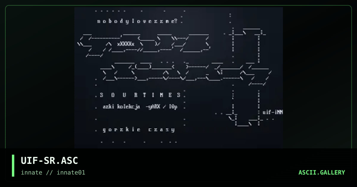 UIF-SR.ASC, by with, 2003