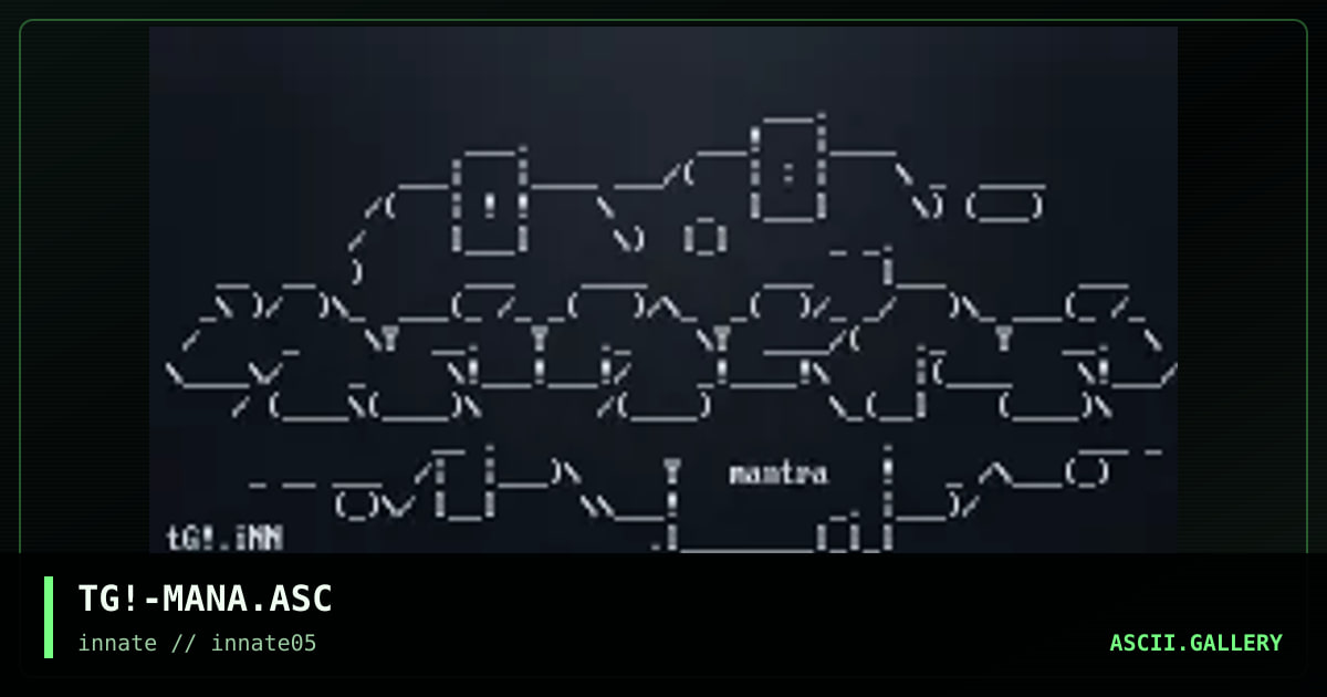 TG!-MANA.ASC, by thung, 2003