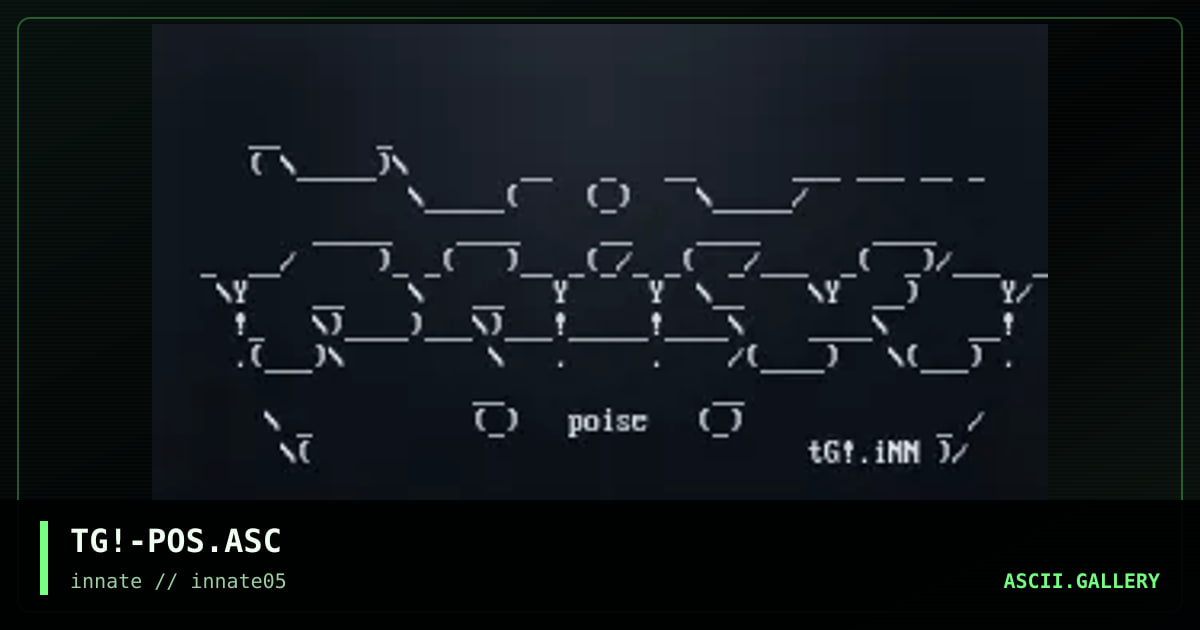 TG!-POS.ASC, by thung, 2003
