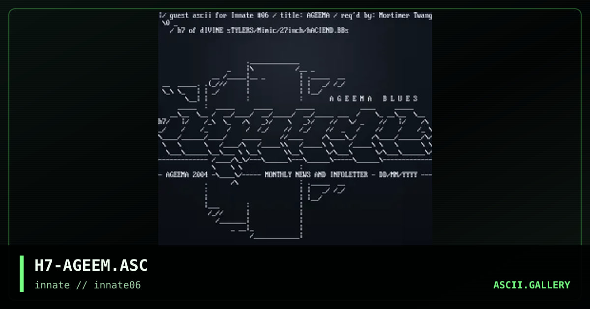 H7-AGEEM.ASC, by h7, 2004