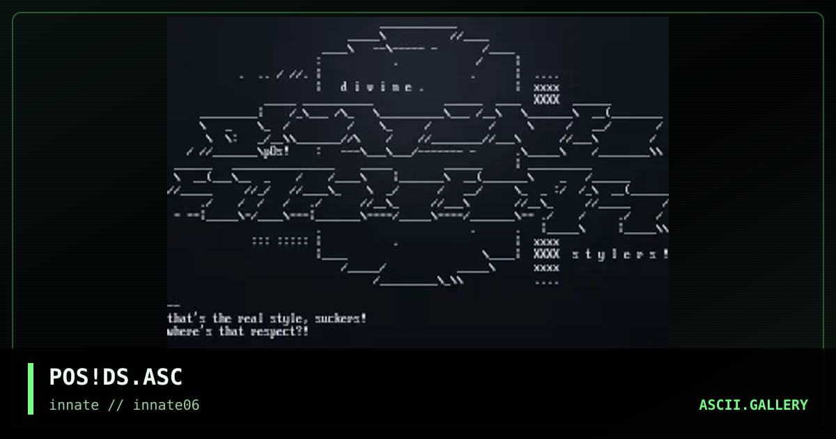 POS!DS.ASC, by poise, 2004
