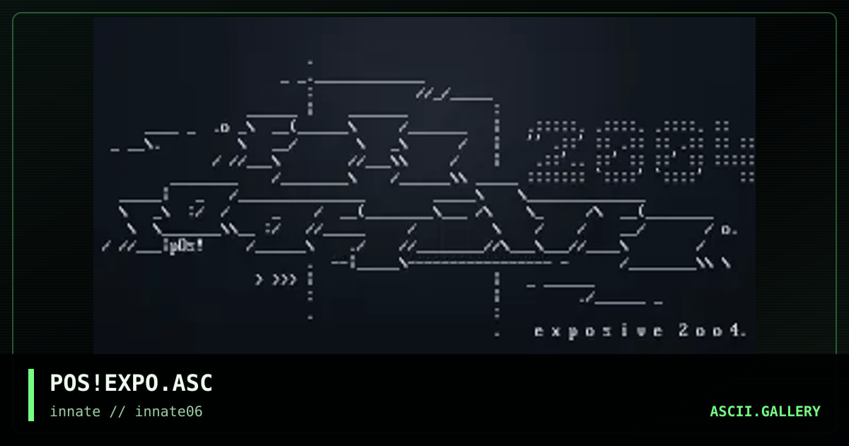 POS!EXPO.ASC, by poise, 2004