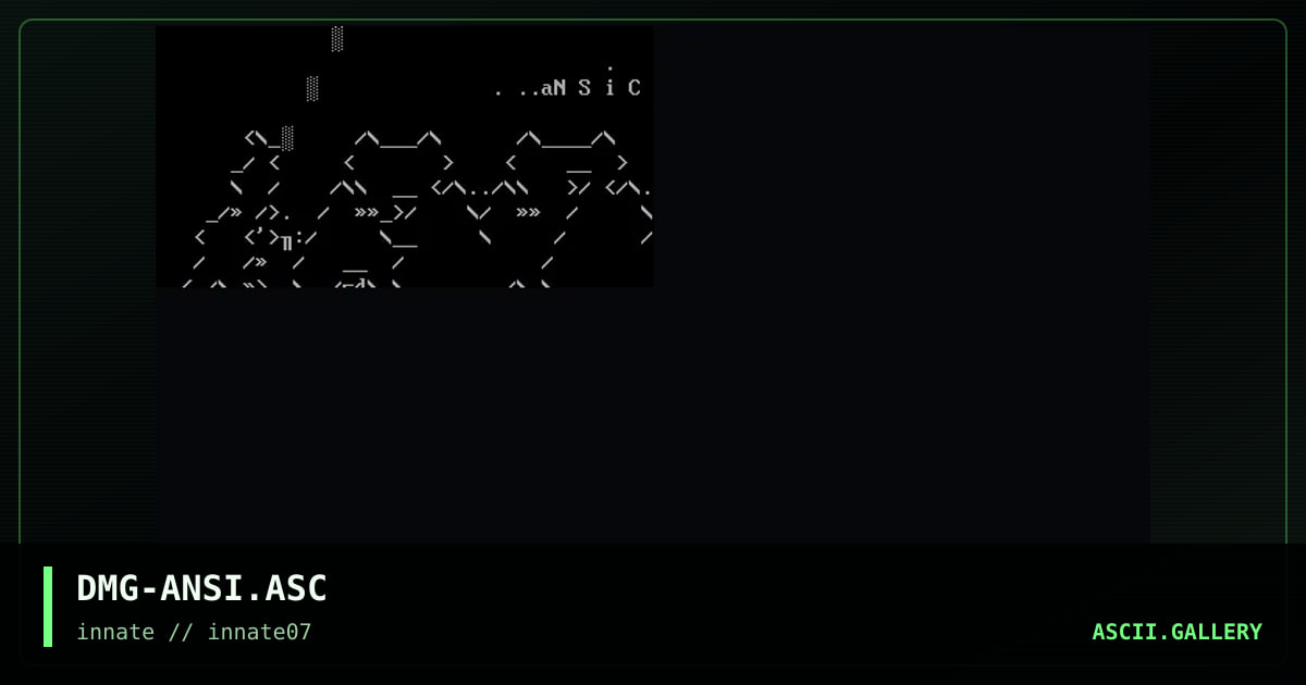 DMG-ANSI.ASC, by dmg, 2004