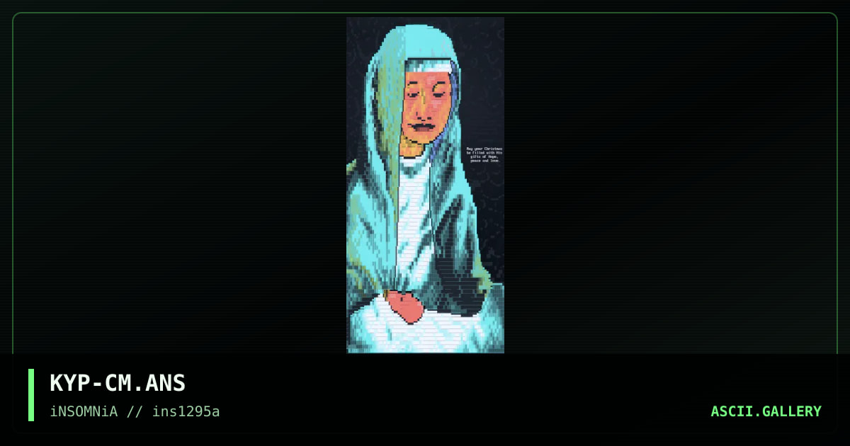 True CHRISTmas meanings, by kyp, 1995