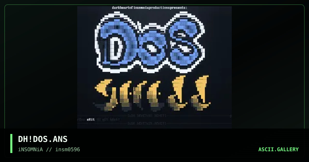 d0s sH3ll, by darkheart, 1996