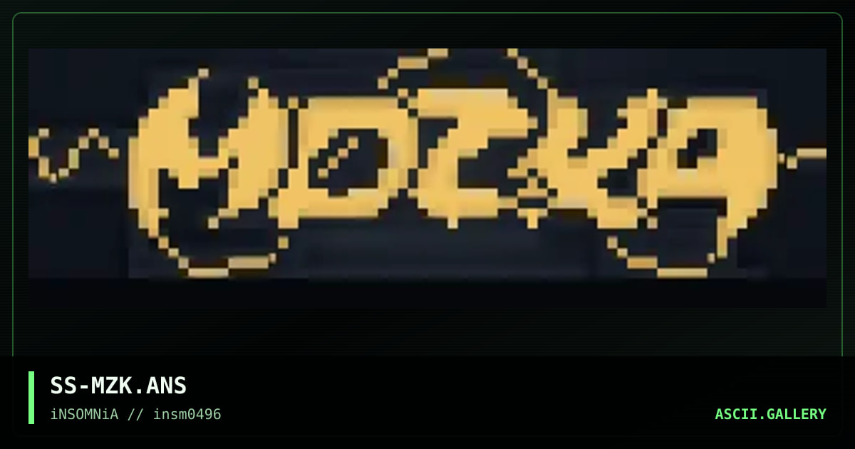 MoZKa, by satanic sly, 1996