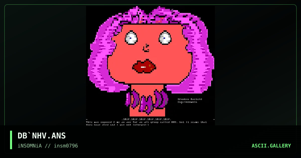 NHV?? THE Dead??, by drunken basterd, 1996