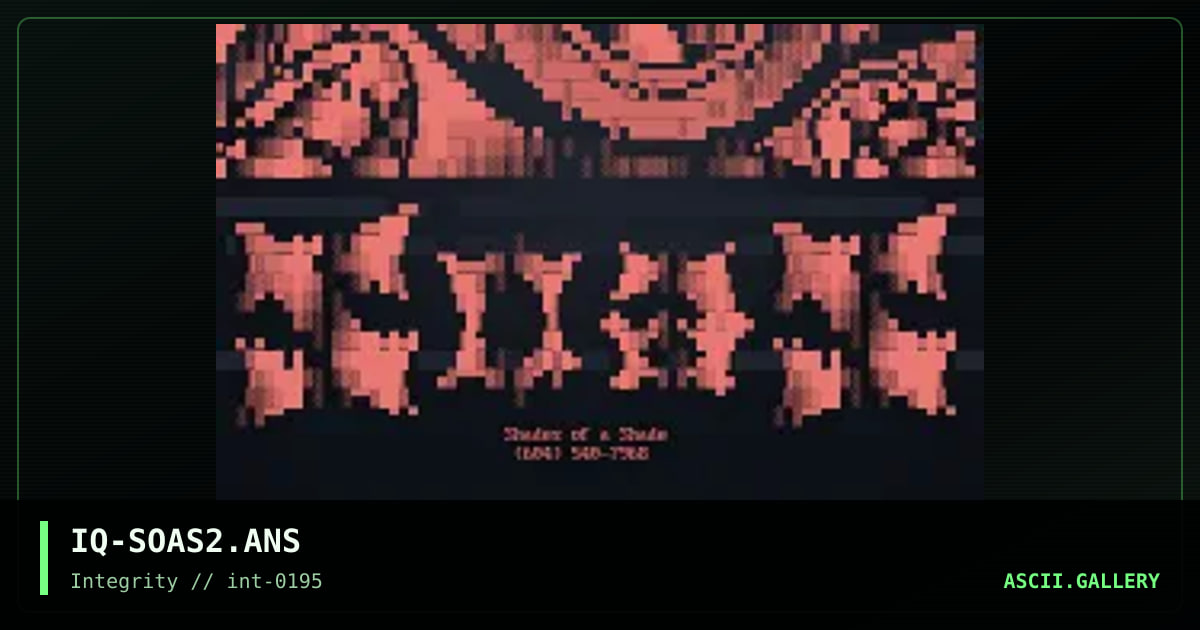 Shades of a Shade, by inquisitor, 1995