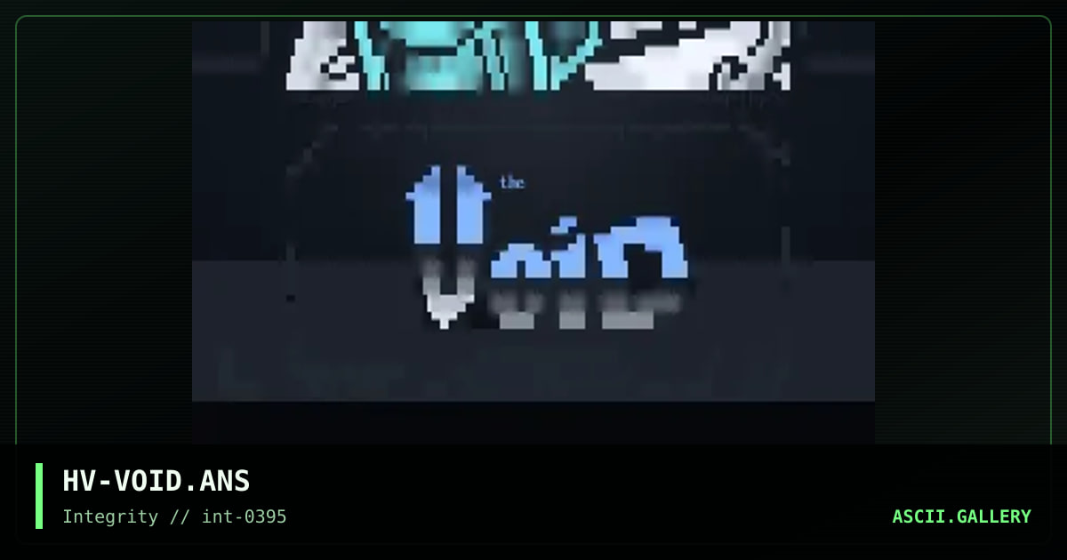 The Void, by havoc, 1995