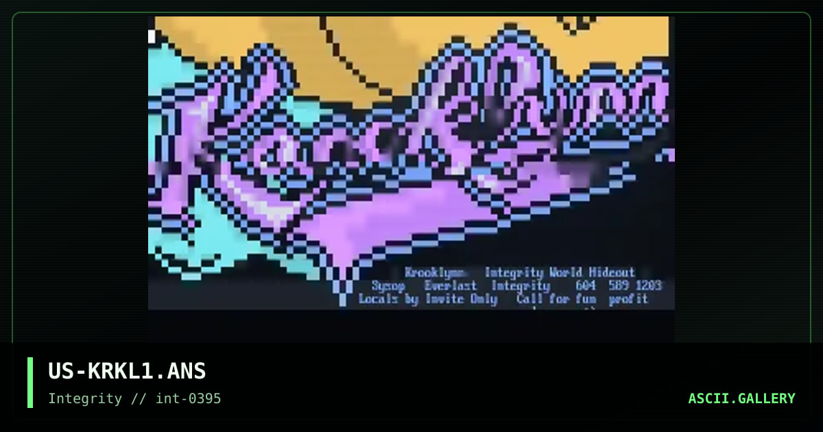 Krooklynn, by darkforce, questor, 1995