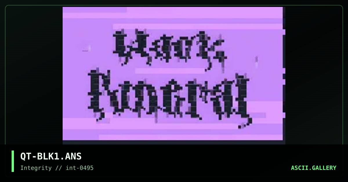 Black Funeral, by questor, 1995