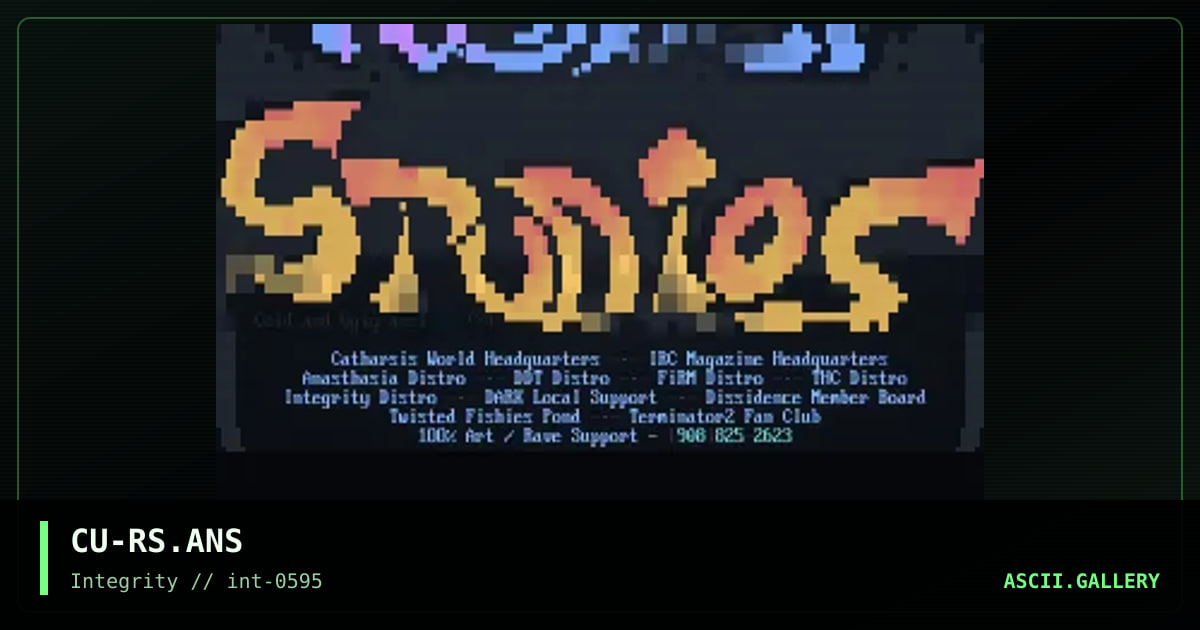 Rebel Studios, by cold and ugly, 1995