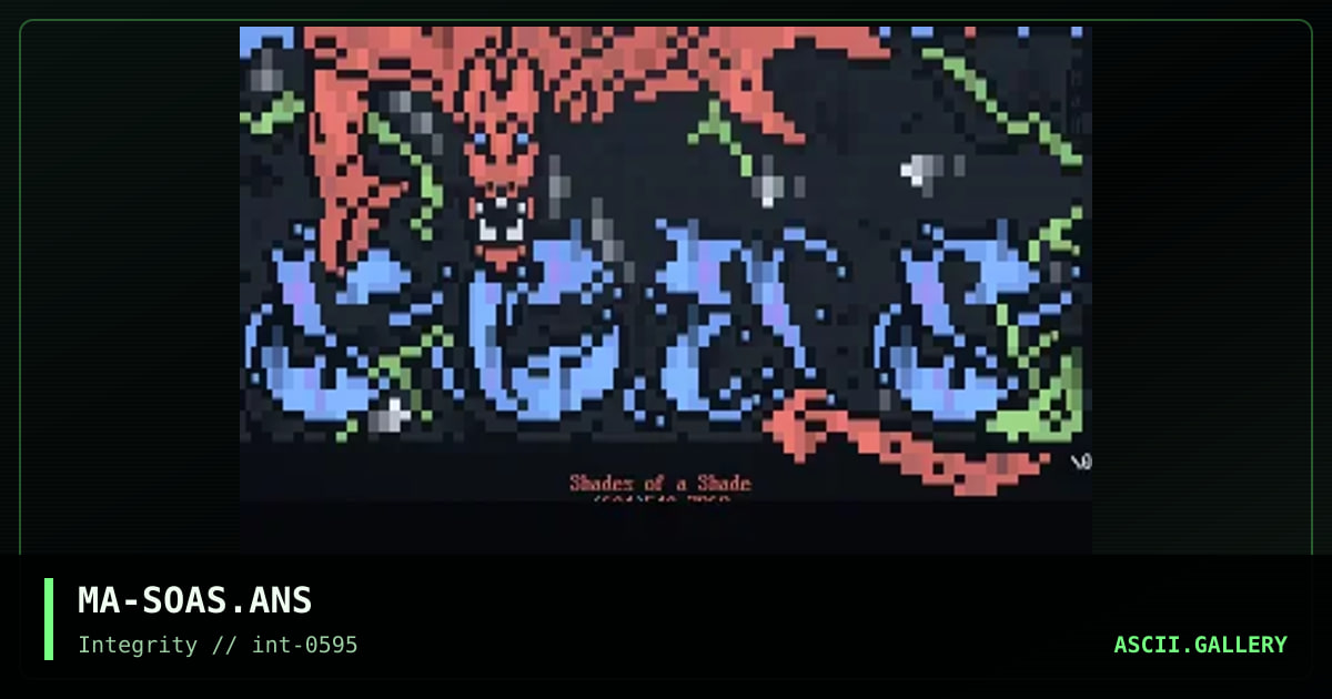 Shades of a Shade, by mage, 1995