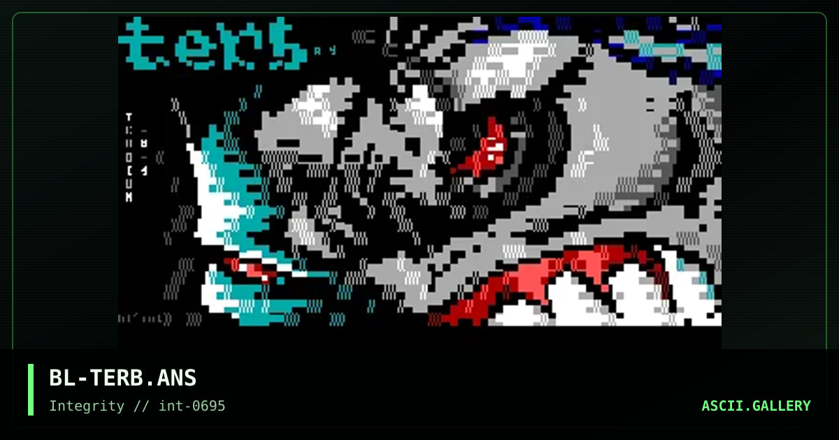 Terbium E-mag Interface, by black lightning, 1995