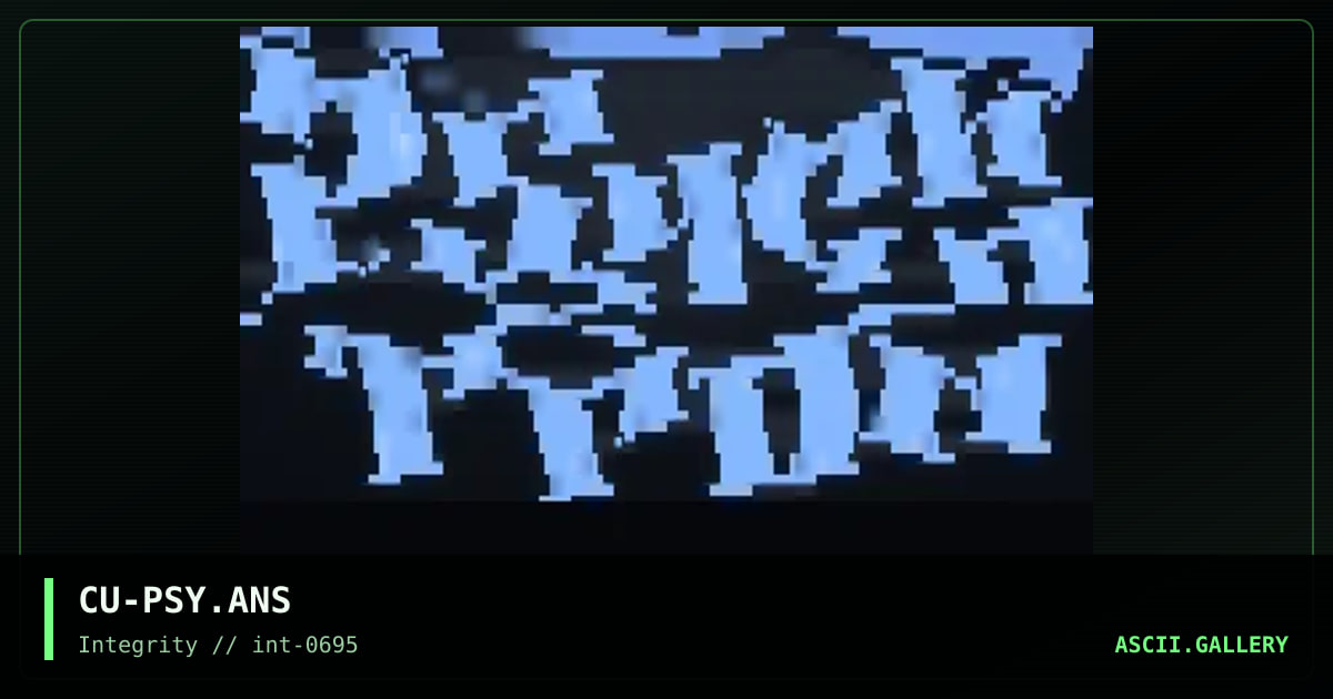 Psychotron, by cold and ugly, prophet, 1995