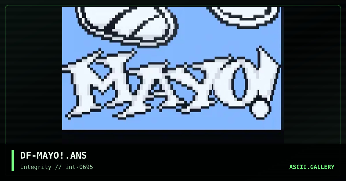 Mayo!, by darkforce, 1995