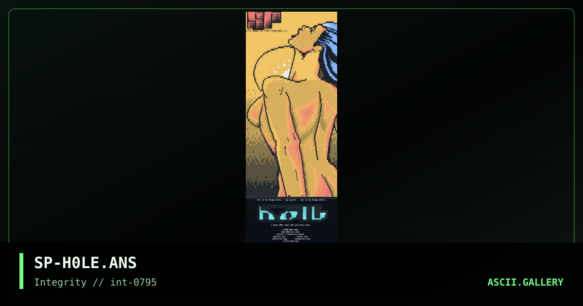 H0le, by splint, 1995