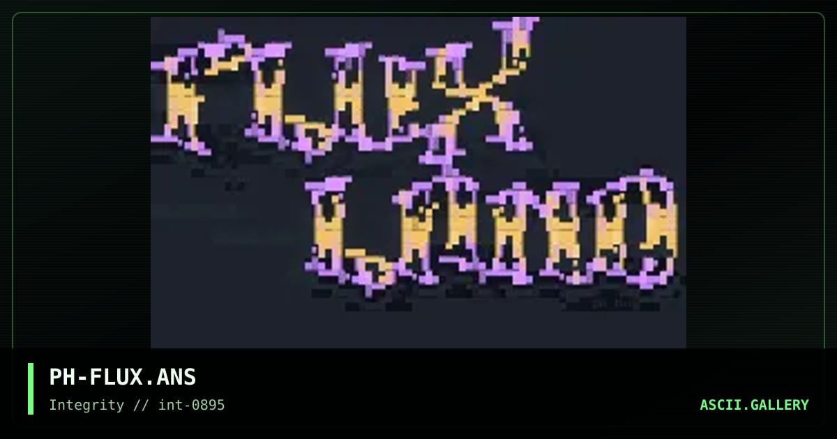 Fluxland, by prophet, 1995
