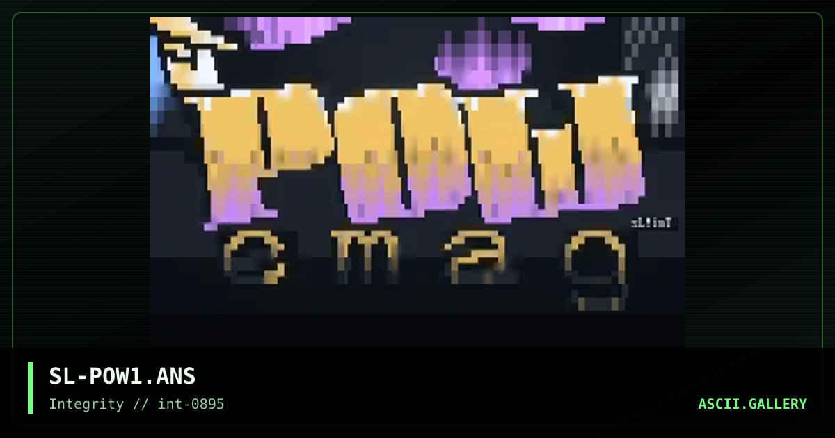 pOw! emaG, by surreal logic, 1995