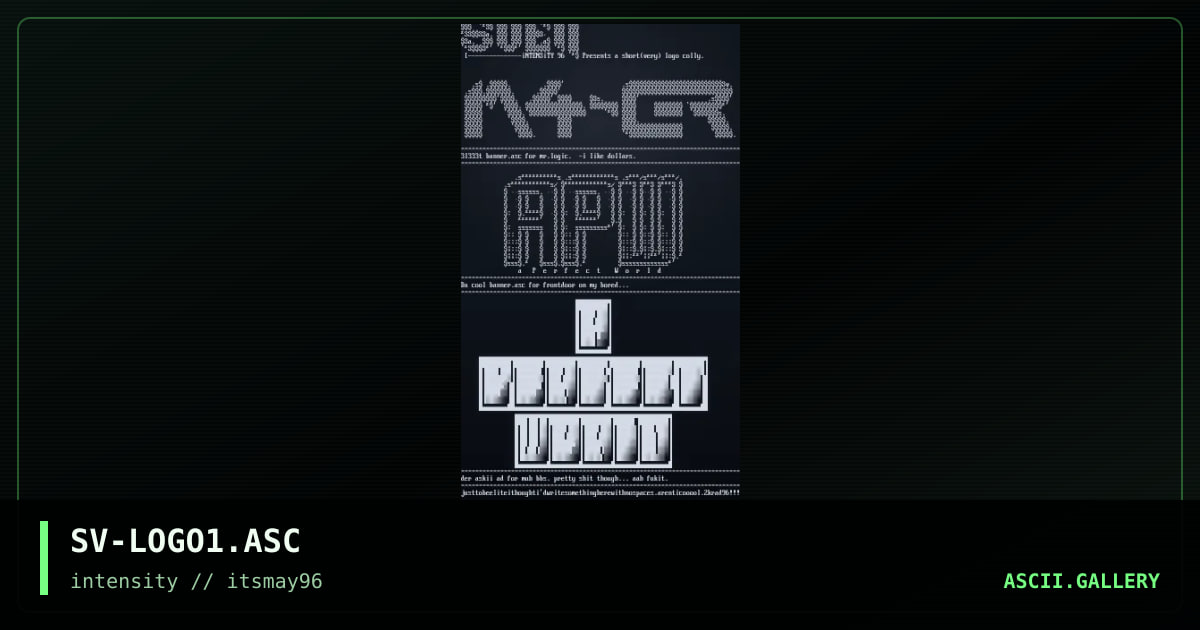 SV-LOGO1.ASC, by sven, 1996