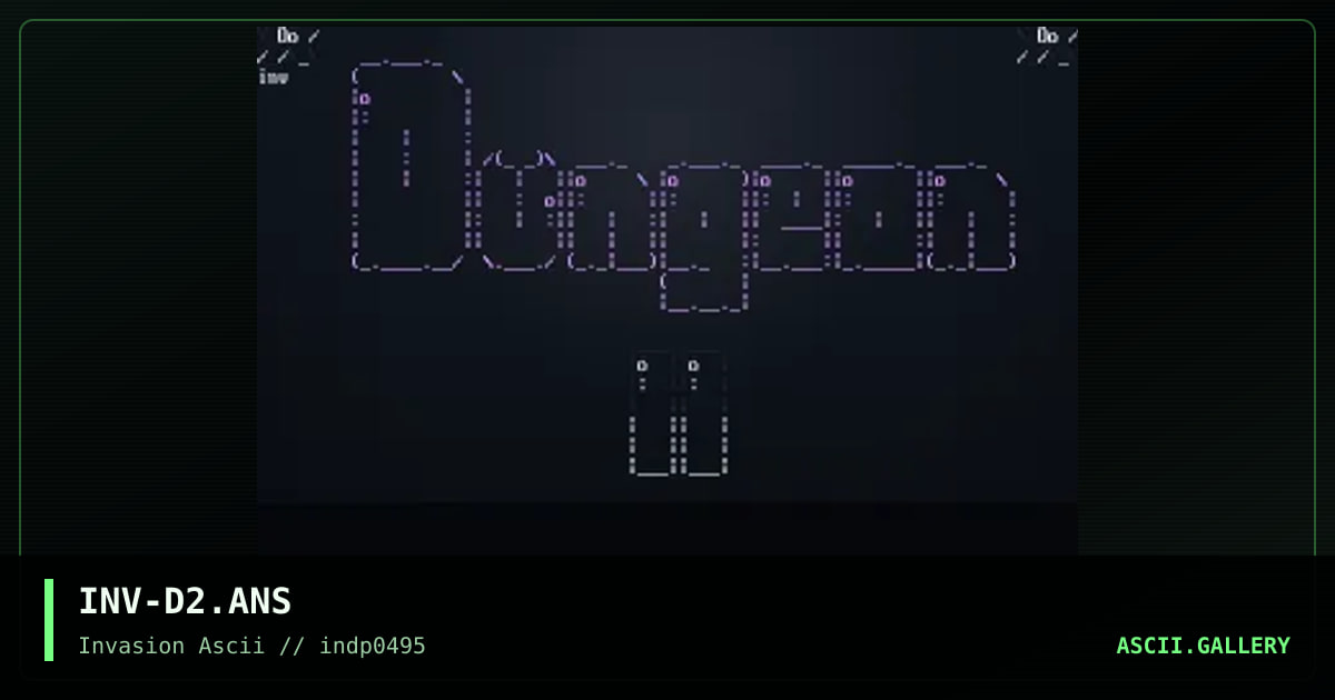 Dungeon 2, by invasion, 1995