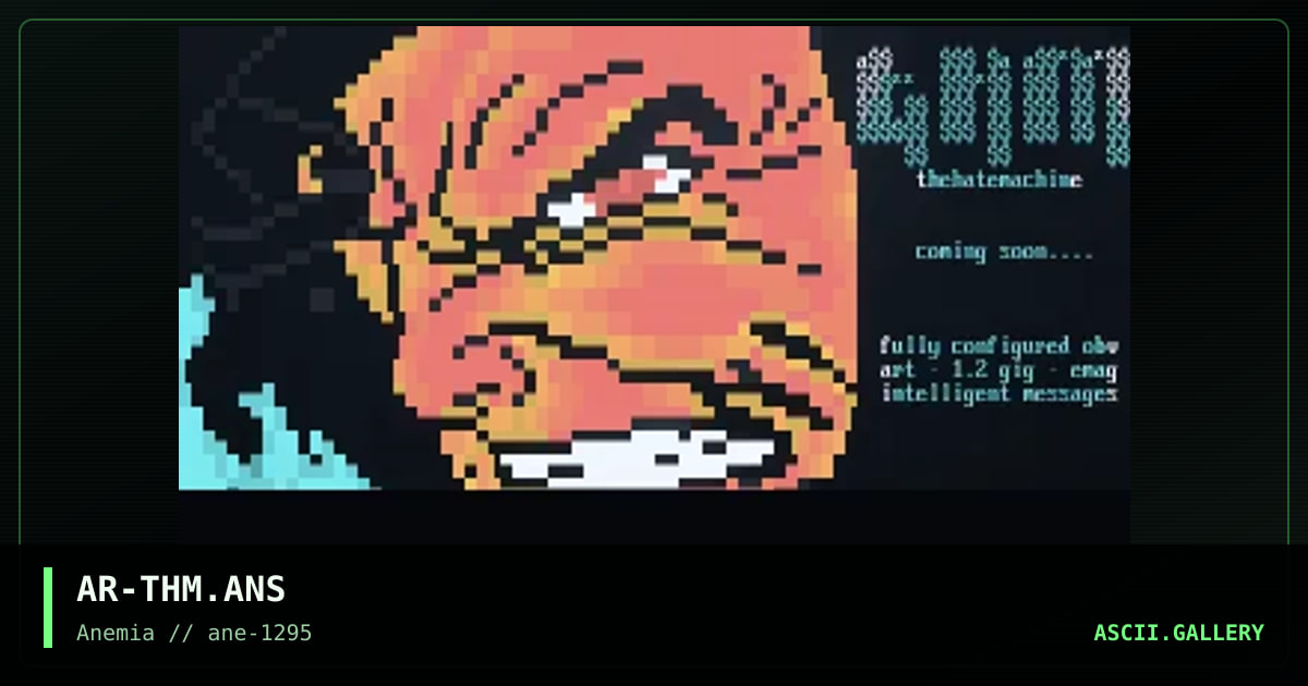 The Hate Machine, by aristocrat, 1995