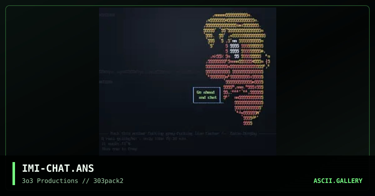 chat (baaaad pic, but free), by imani, 1997