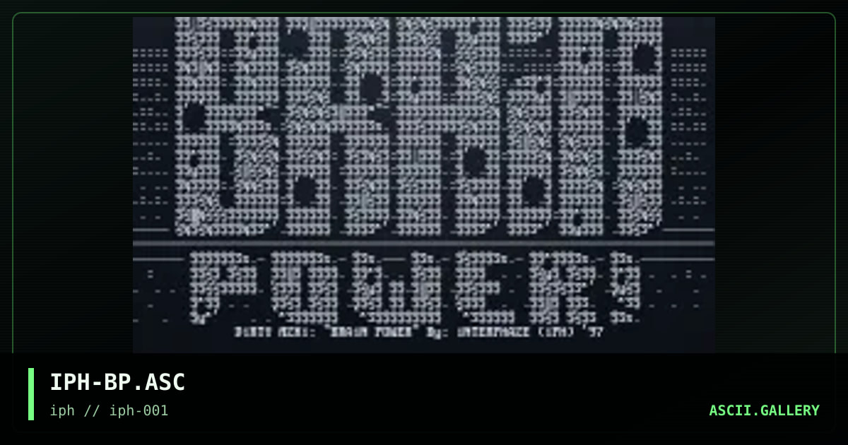 IPH-BP.ASC, by interphaze, 1997