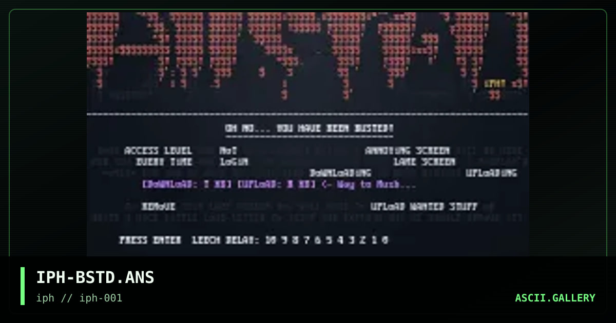 IPH-BSTD.ANS, by interphaze, 1997