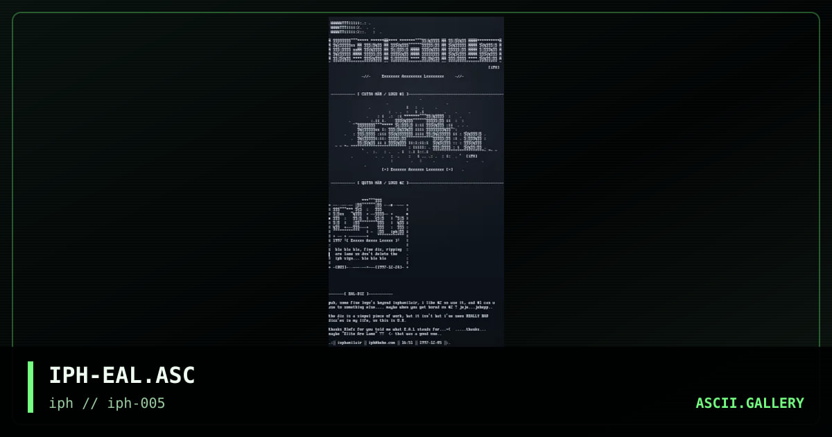 IPH-EAL.ASC, by interphaze, 1998
