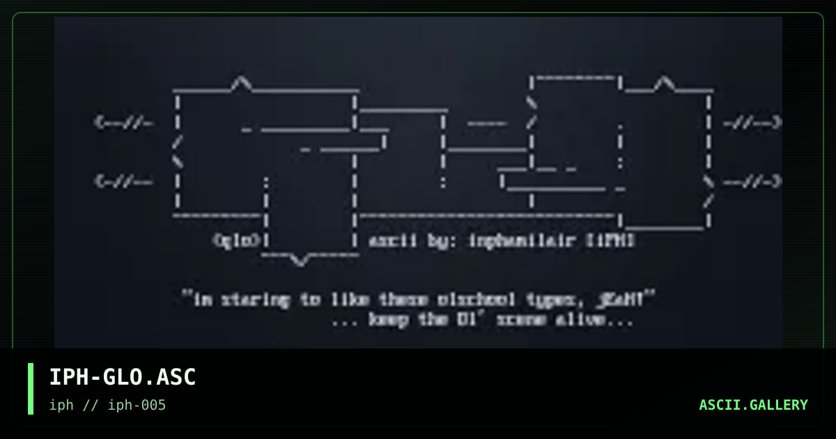 IPH-GLO.ASC, by interphaze, 1998