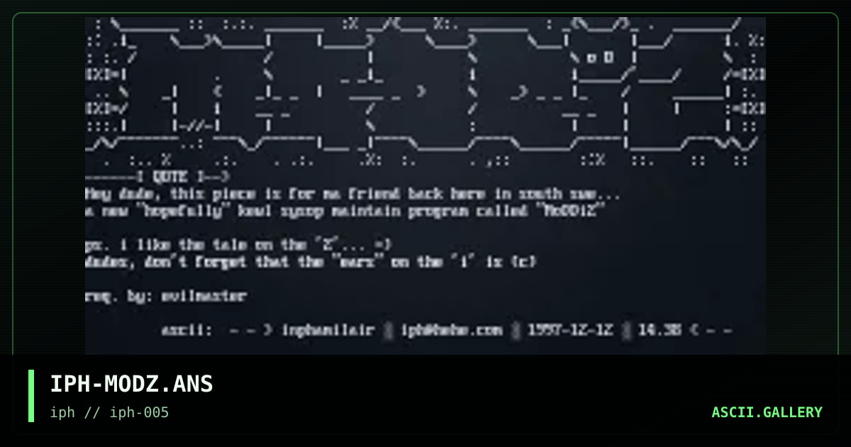 IPH-MODZ.ANS, by interphaze, 1998
