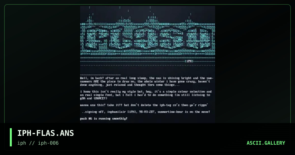 IPH-FLAS.ANS, by interphaze, 1998