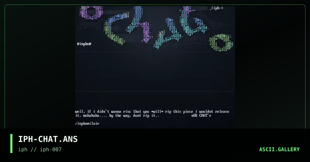 IPH-CHAT.ANS, by interphaze, 1998