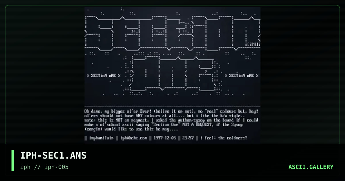 IPH-SEC1.ANS, by interphaze, 1998