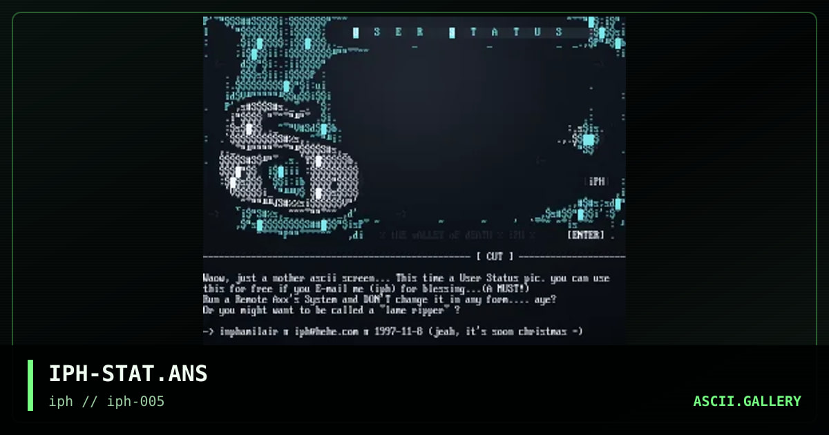 IPH-STAT.ANS, by interphaze, 1998