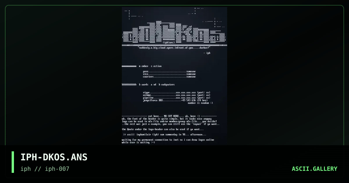 IPH-DKOS.ANS, by interphaze, 1998