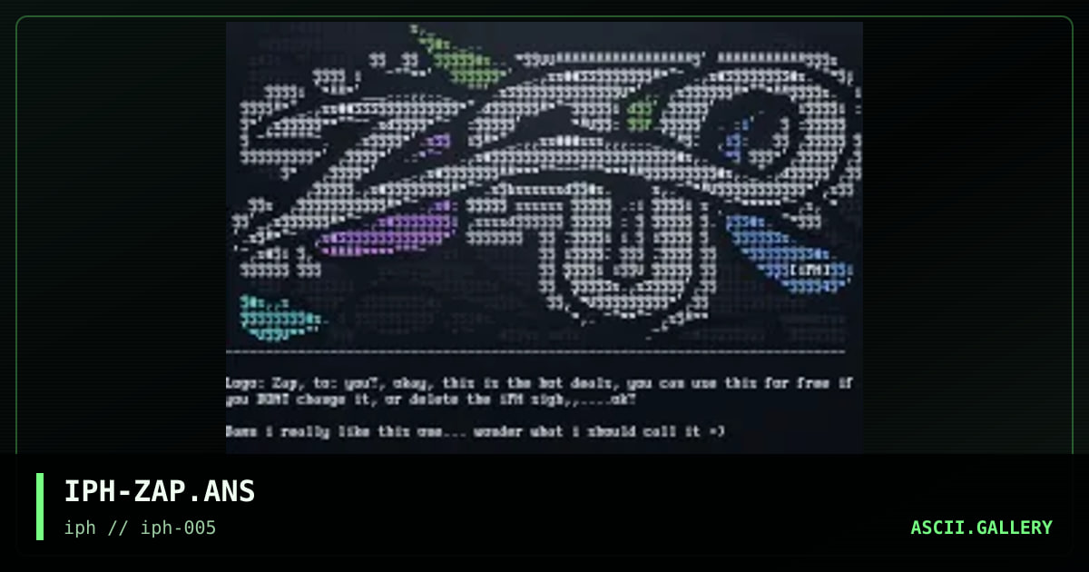 IPH-ZAP.ANS, by interphaze, 1998