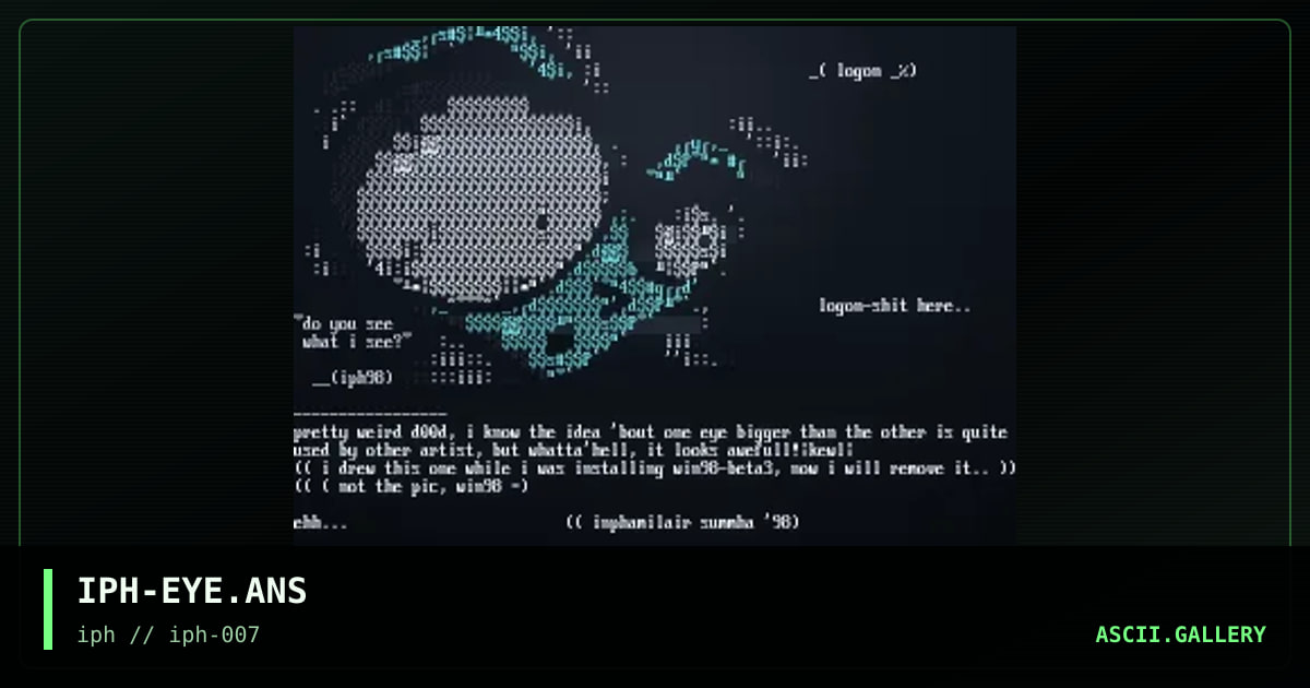 IPH-EYE.ANS, by interphaze, 1998