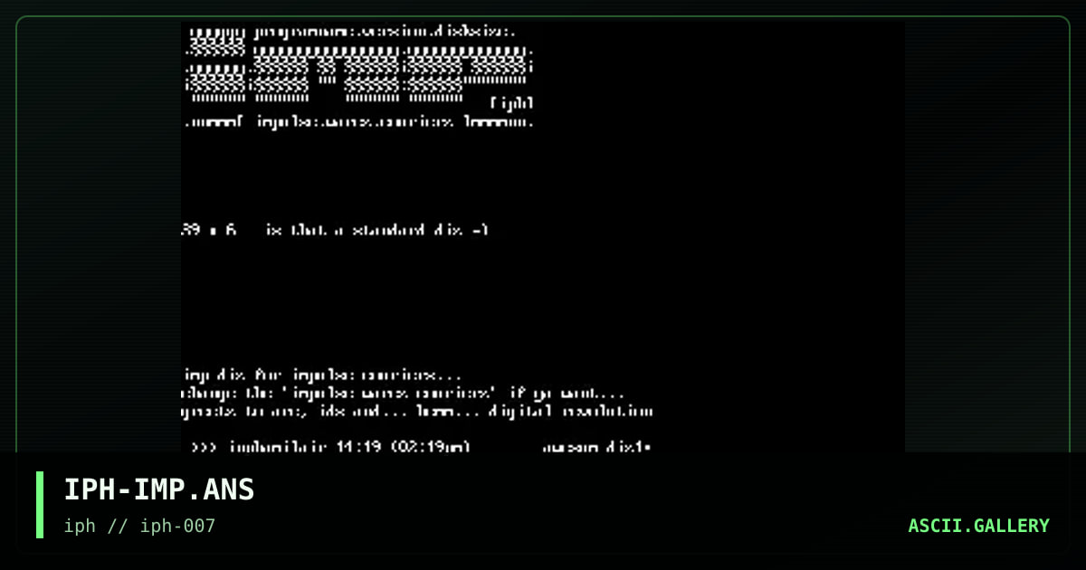 IPH-IMP.ANS, by interphaze, 1998