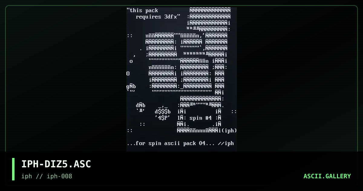 IPH-DIZ5.ASC, by interphaze, 1999