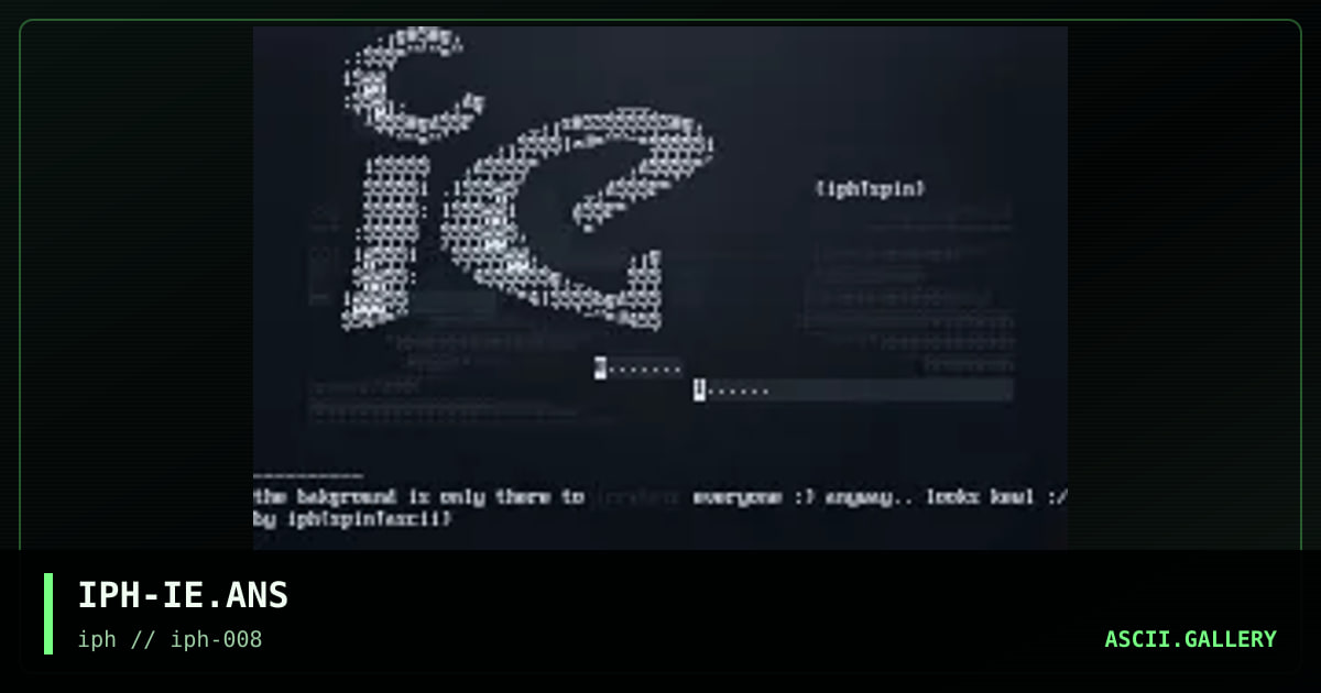 IPH-IE.ANS, by interphaze, 1999