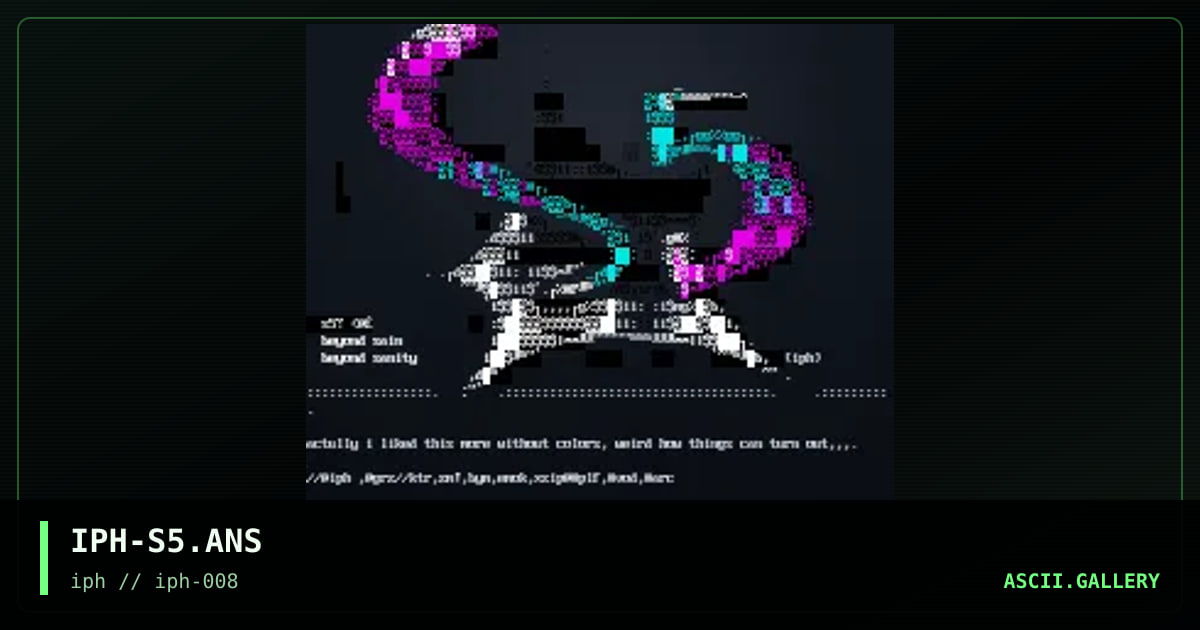 s5, beyond sanity, by interphaze, 1999