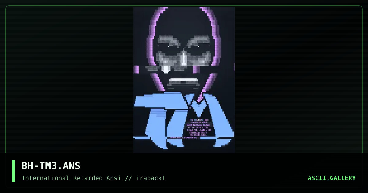 BH-TM3.ANS, by bloodhawk, 1995